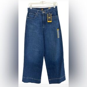 Lee NWT  Size 10 Women's Dark Blue Wide Leg Jeans